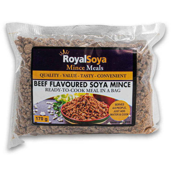 Royal Soya, Soya Mince Beef Flavoured Meal in Bag 170g - Cosmetic Connection
