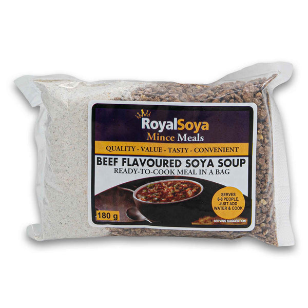 Royal Soya, Soya Soup Beef Flavoured Meal in Bag 180g - Cosmetic Connection