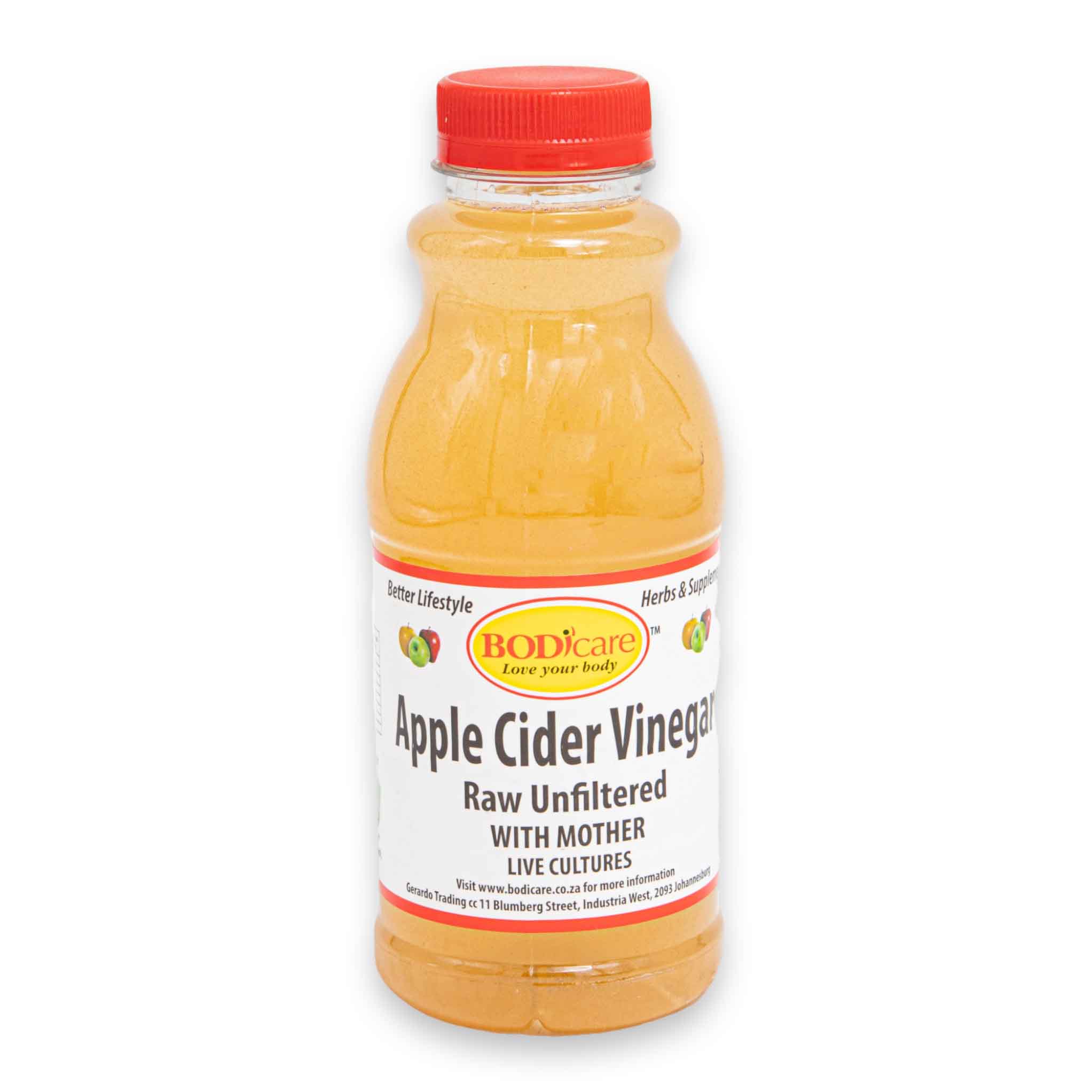 Apple Cider Vinegar Raw Unfiltered With Mother 500ml Cosmetic Connection