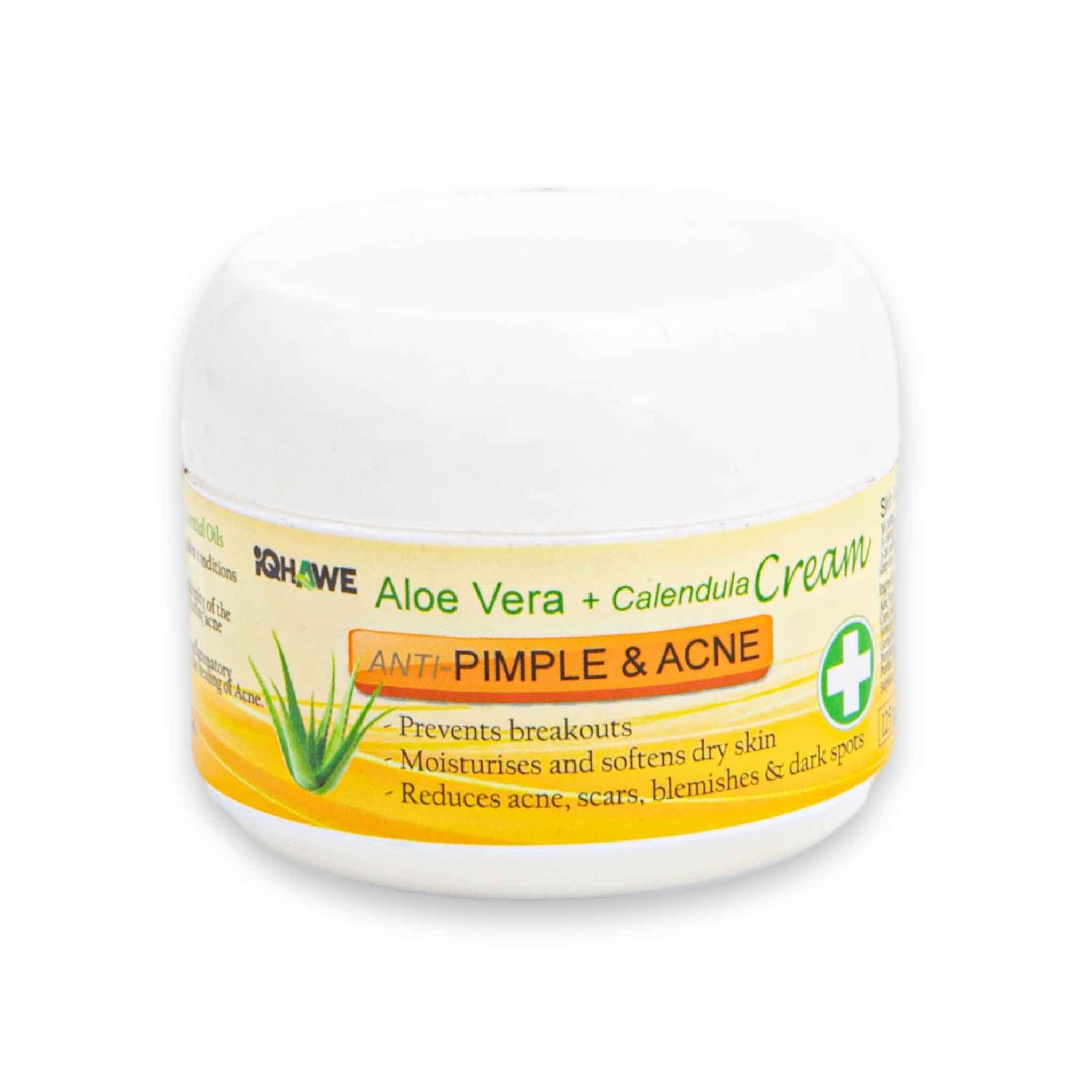 Anti Pimple Acne Cream Aloe Vera Calendula Softens Skin – Cosmetic  Connection