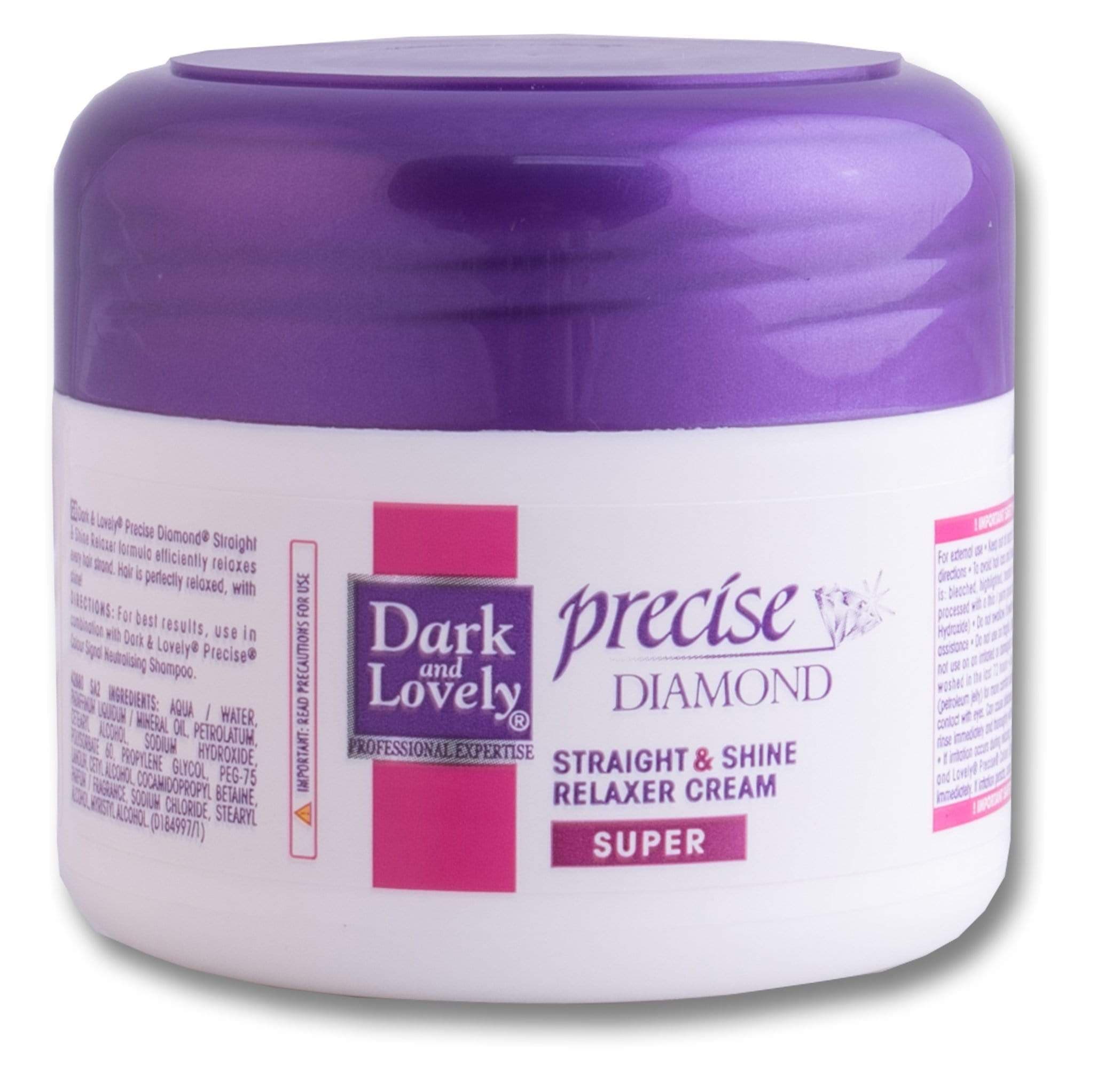 Precise Diamond Straight Shine Relaxer Cream 125ml Super For Coarse Hair Smooth Straight Finish Lasting Shine