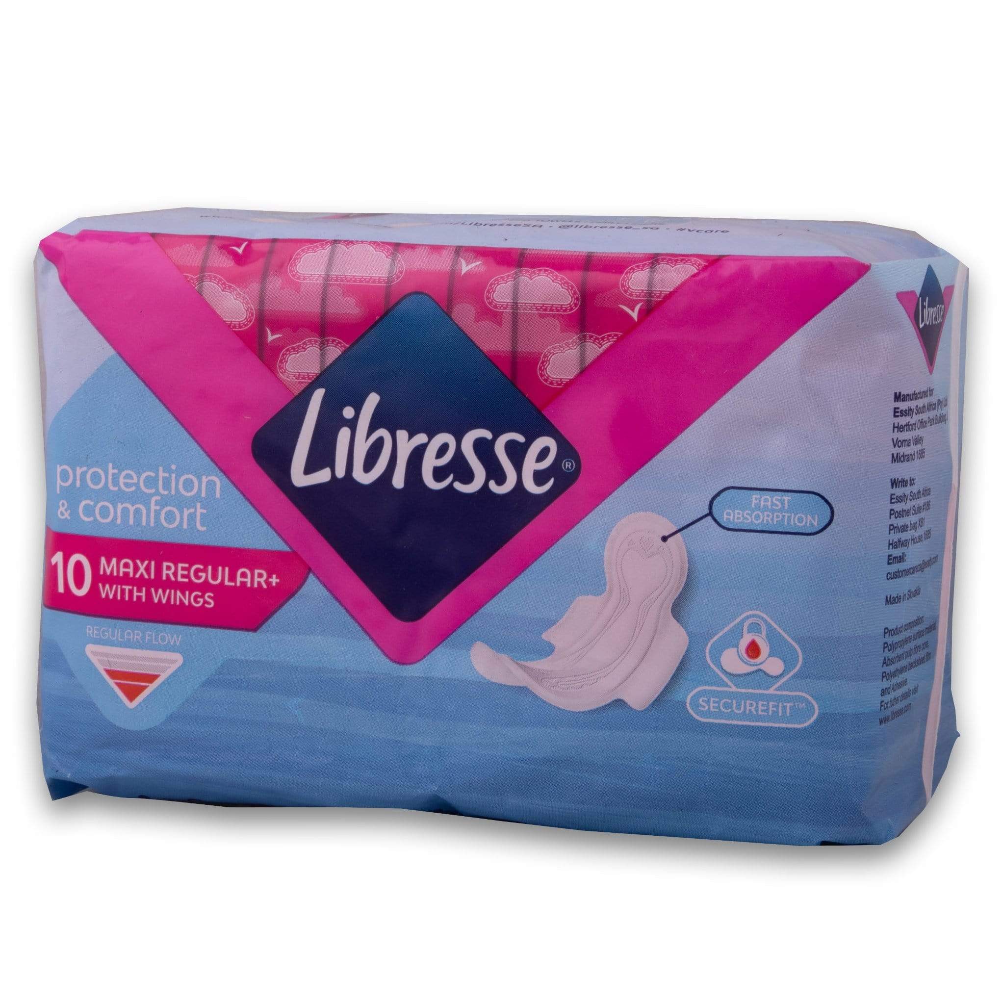 Maxi Regular Pads with Wings 10 Pack – Cosmetic Connection
