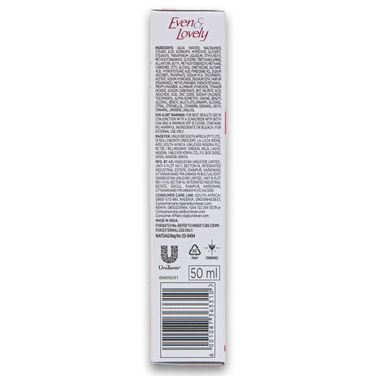 Even & Lovely, Even Tone Face Cream Advanced Multi Vitamin 50ml - Cosmetic Connection