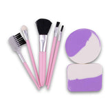 Aoyadan, Makeup Brush & Sponge Set 7 Piece - Cosmetic Connection