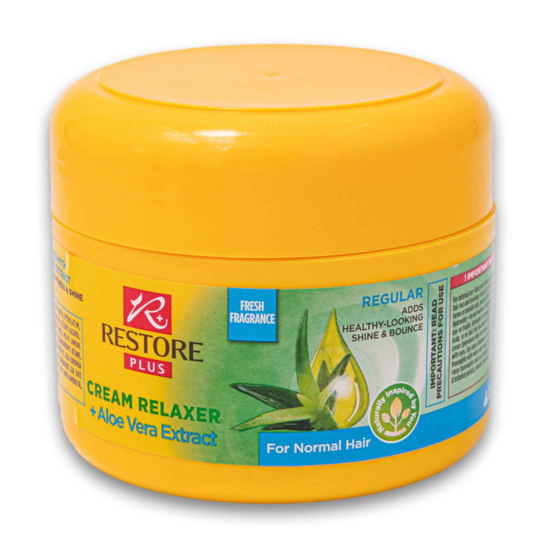 Restore Plus, Cream Relaxer Regular 250ml for Normal Hair - Cosmetic Connection