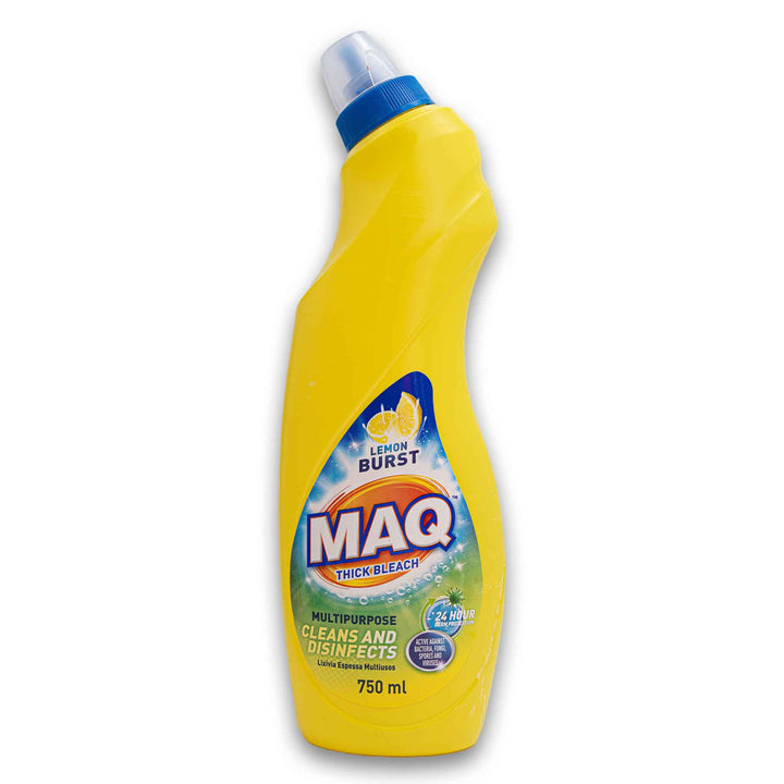 MAQ, Multipurpose Thick Bleach Cleans and Disinfects 750ml - Cosmetic Connection