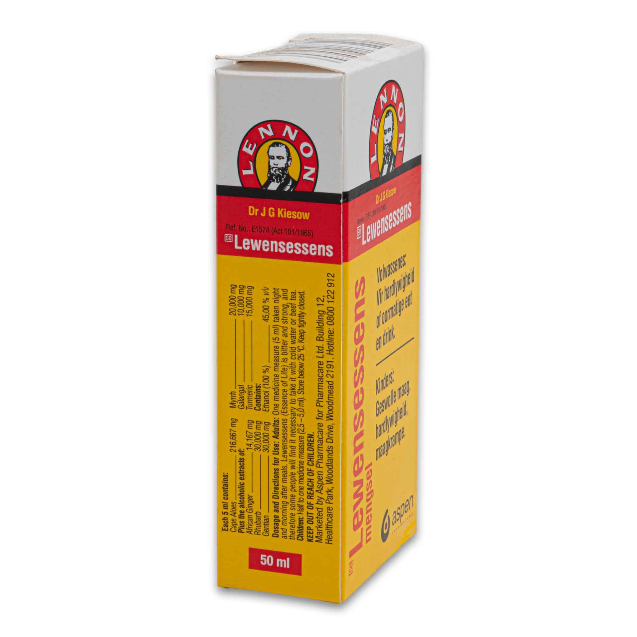 Essence of Life Mixture 50ml for Constipation Relief - Lennon