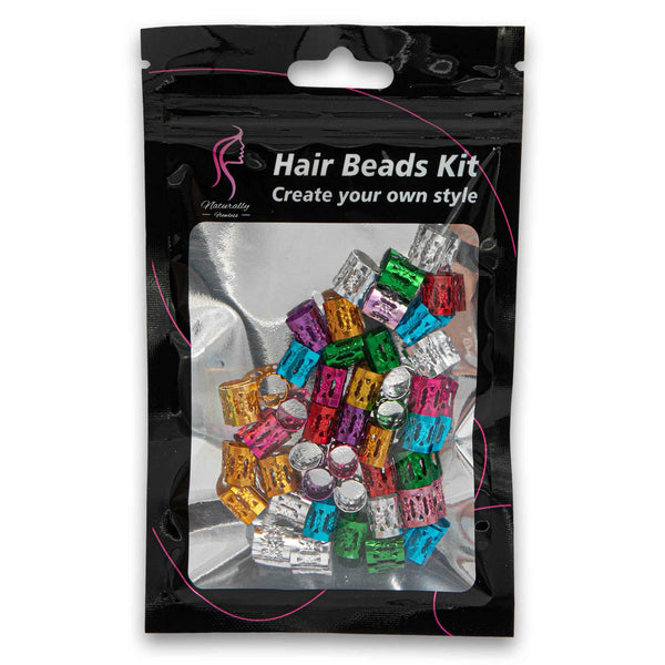 Naturally Flawless, Fashion Hair Dreadlock Beads 50 Pack - Cosmetic Connection