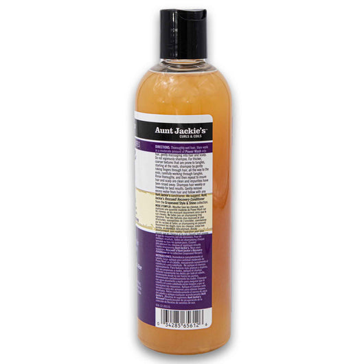 Aunt Jackie's Curls & Coils, Power Wash Intense Moisture Clarifying Shampoo 355ml - Cosmetic Connection
