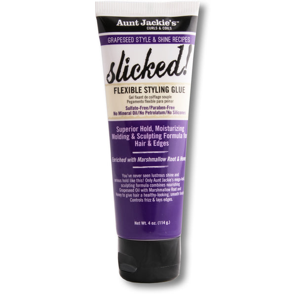 Slicked! Grapeseed Flexible Hair Styling Glue Superior Hold 114g