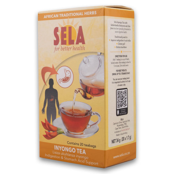 Indigestion & Stomach Acid Support Inyongo Tea 20 Teabags