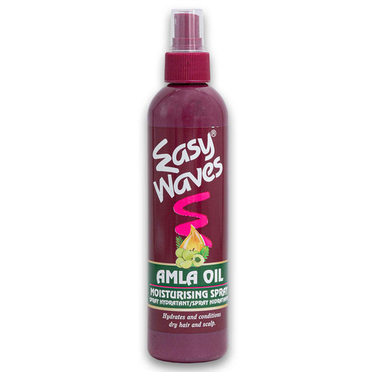 Easy Waves, Amla Oil Moisturising Spray Hydrates and Conditions Dry Hair and Scalp 250ml - Cosmetic Connection