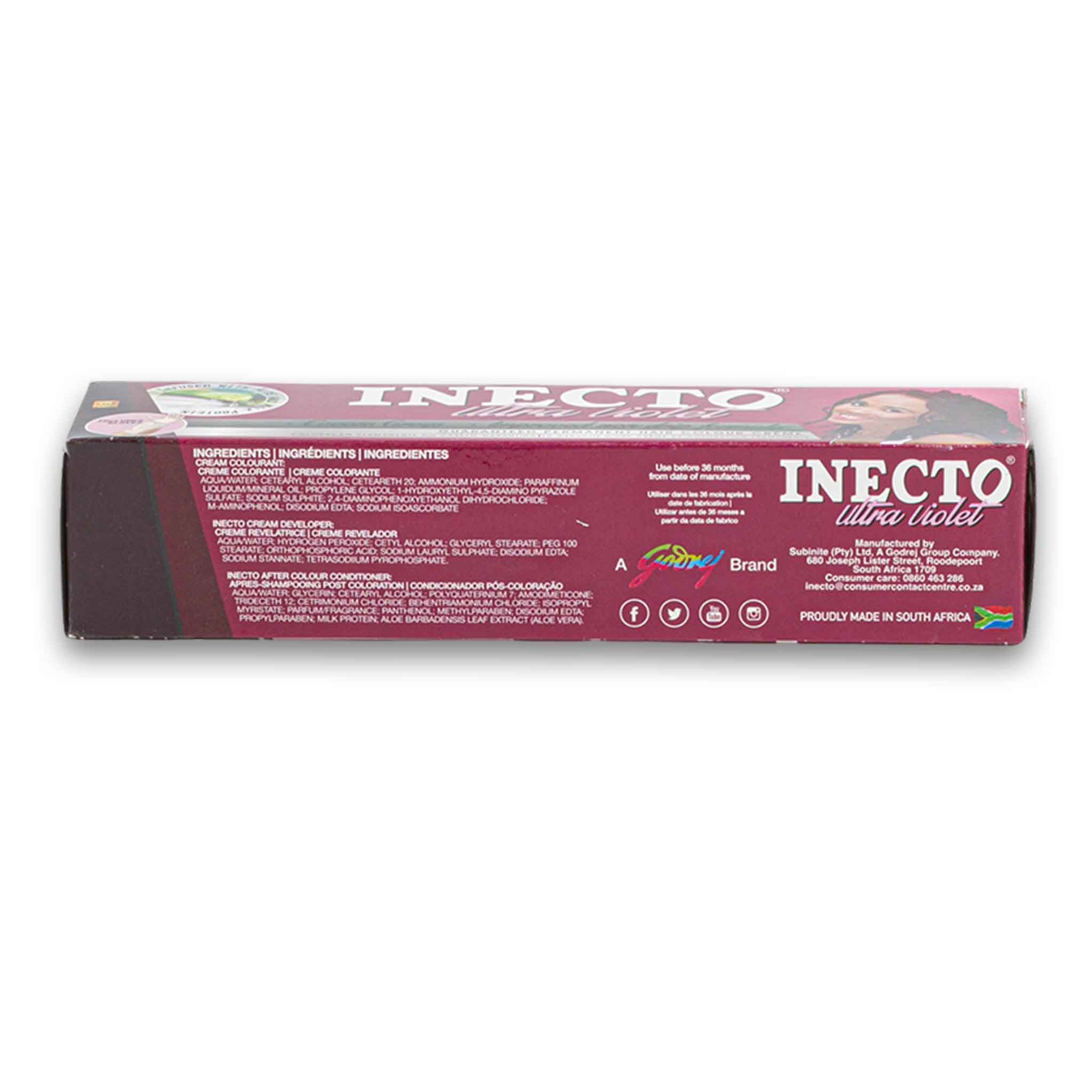 Maroon Inecto Inecto Hair Colour Cream - Permanent Grey Coverage | Inecto – Cosmetic ...