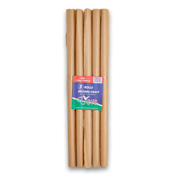 Back to School Brown Kraft Book Cover 5 Rolls 1.2m x 480mm