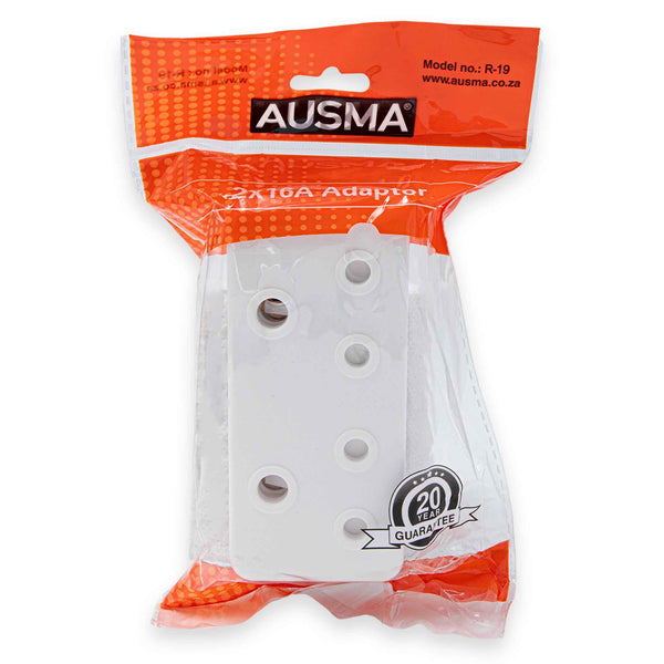 Ausma, Foss Adaptor 2 x 10A - Cosmetic Connection