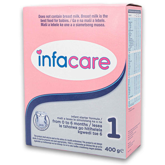 Infacare, Infant Starter Formula Stage 1 from 0 to 6 Months 400g - Cosmetic Connection