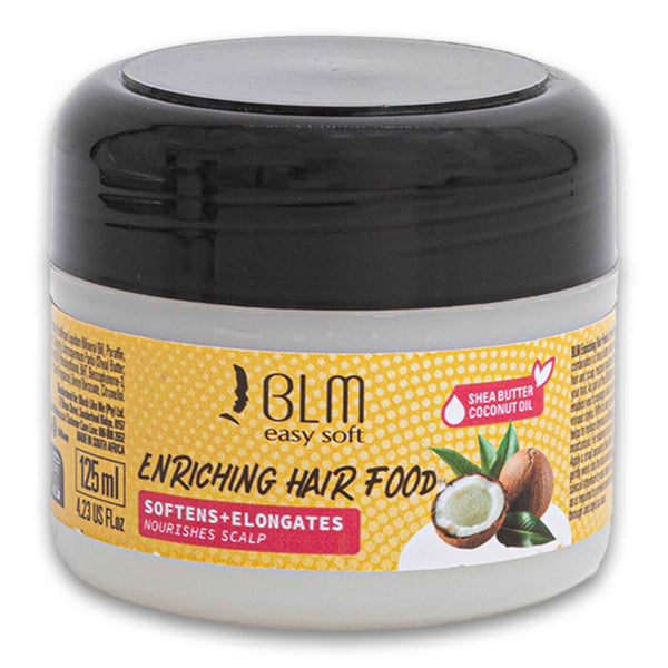 Black Like Me, Enriching Hair Food Softens + Elongates Nourishes Scalp with Shea Butter 125ml - Cosmetic Connection