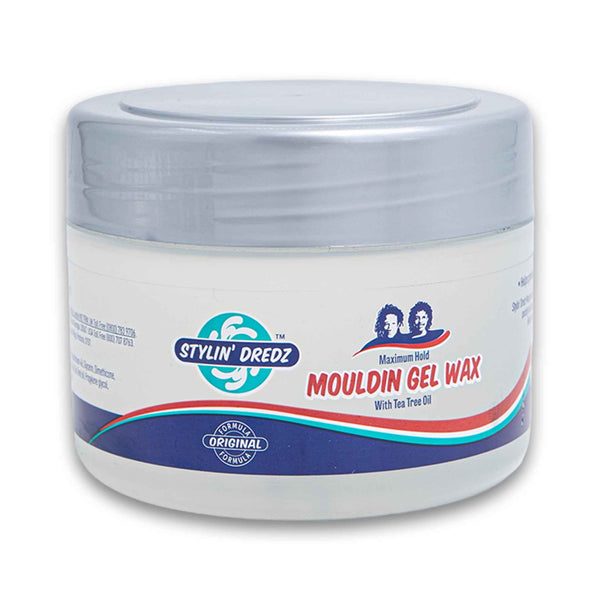 Stylin Dredz, Mouldin Gel Wax Tea Tree Oil Maximum Hold 250ml - Cosmetic Connection