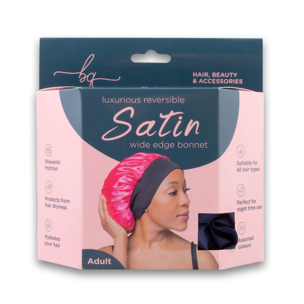 Luxurious Reversible Wide Edge Satin Bonnet