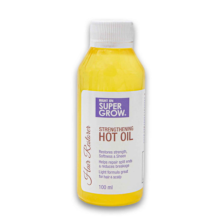 Right On, Super Grow Strengthening Hot Oil 100ml - Cosmetic Connection