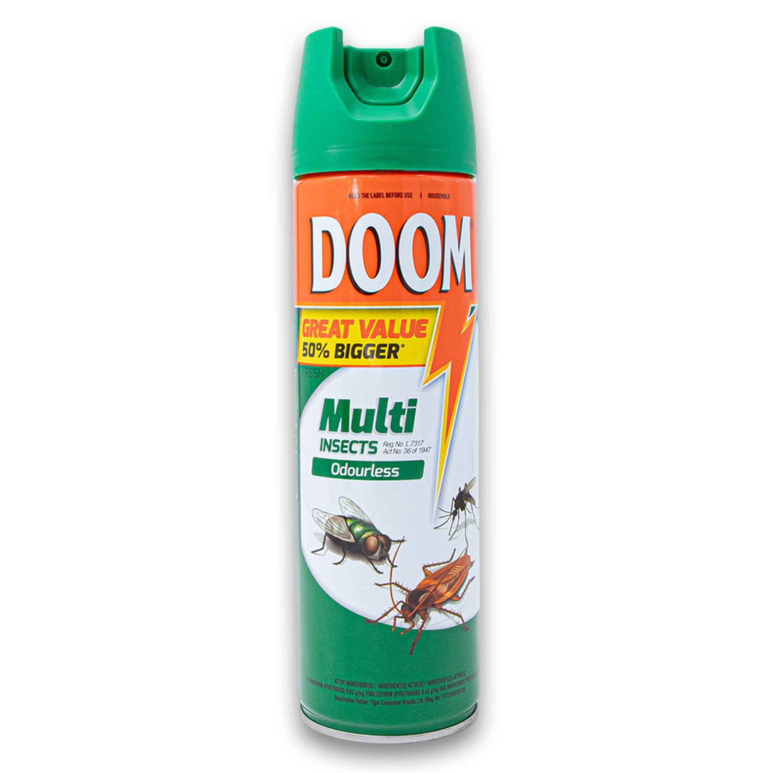 Doom, Multi Insecticide Odorless Spray 450ml - Cosmetic Connection