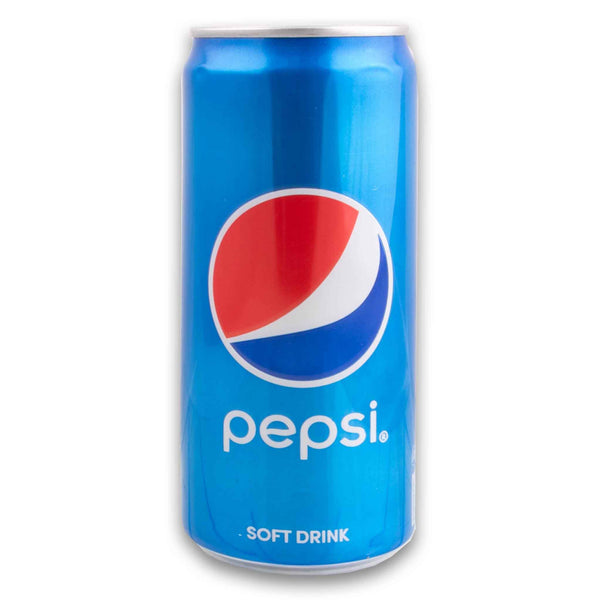 Pepsi, Carbonated Soft Drink Can 300ml - Cosmetic Connection