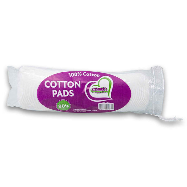Cosmetic Connection, Cotton Pads 80 Pack - Cosmetic Connection