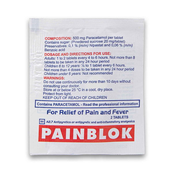 Painblok, Pain & Fever Tablets 2 Pack - Cosmetic Connection