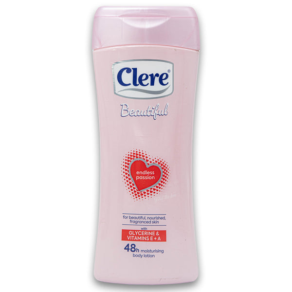 Clere, Beautiful Body Lotion Glycerine & Vitamins E + A 400ml - Cosmetic Connection