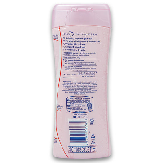 Clere, Beautiful Body Lotion Glycerine & Vitamins E + A 400ml - Cosmetic Connection