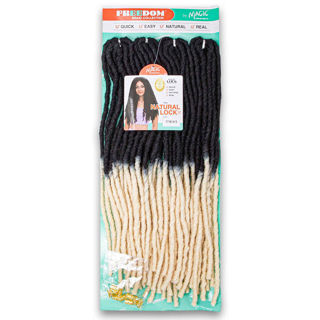 Magic, Natural Lock Faux Locs - 4 Piece - Cosmetic Connection