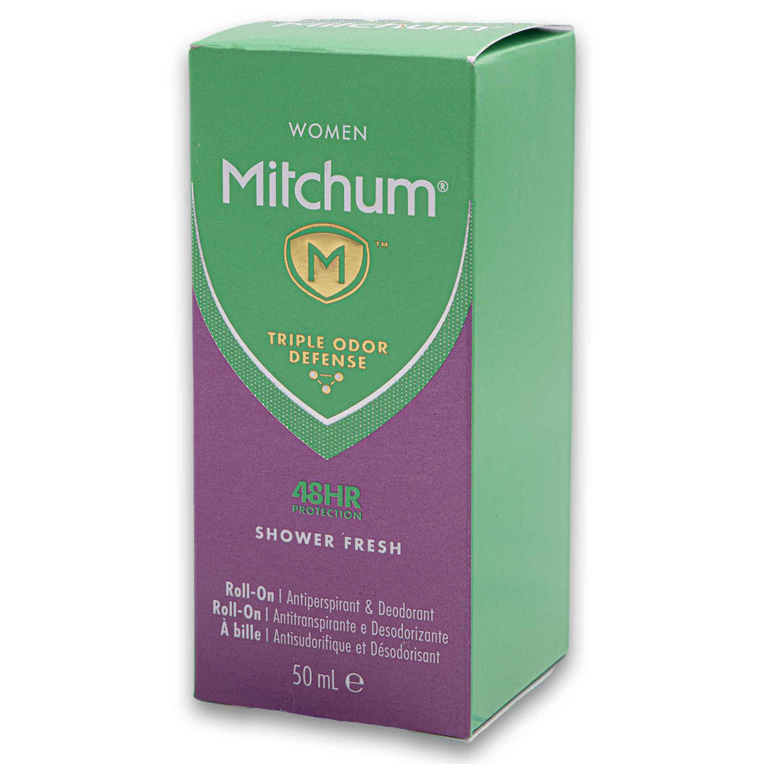 Mitchum, Triple Odor Defense Roll On Shower Fresh 50ml - Cosmetic Connection