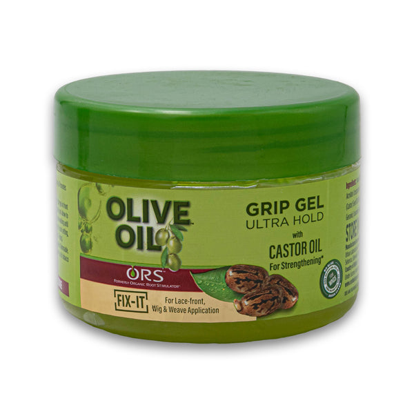 Organic Root Stimulator, Grip Gel Ultra Hold 250ml with Castor Oil - Cosmetic Connection