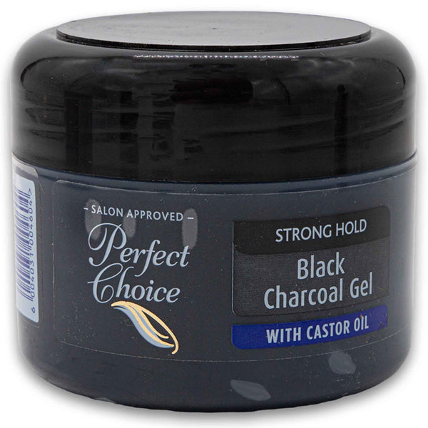 Perfect Choice, Styling Black Charcoal Gel Strong Hold 250ml - Cosmetic Connection