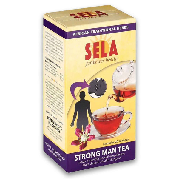 SELA for Better Health, Strong Man Sexual Health Support Tea 20 Pack - Cosmetic Connection