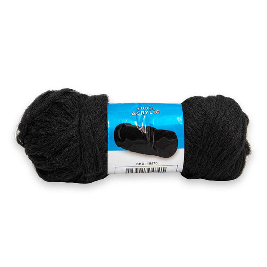 Cosmetic Connection, Brazilian Wool Hair 80g Black | 100% Acrylic – Soft Durable & Perfect for Braiding or Styling - Cosmetic Connection