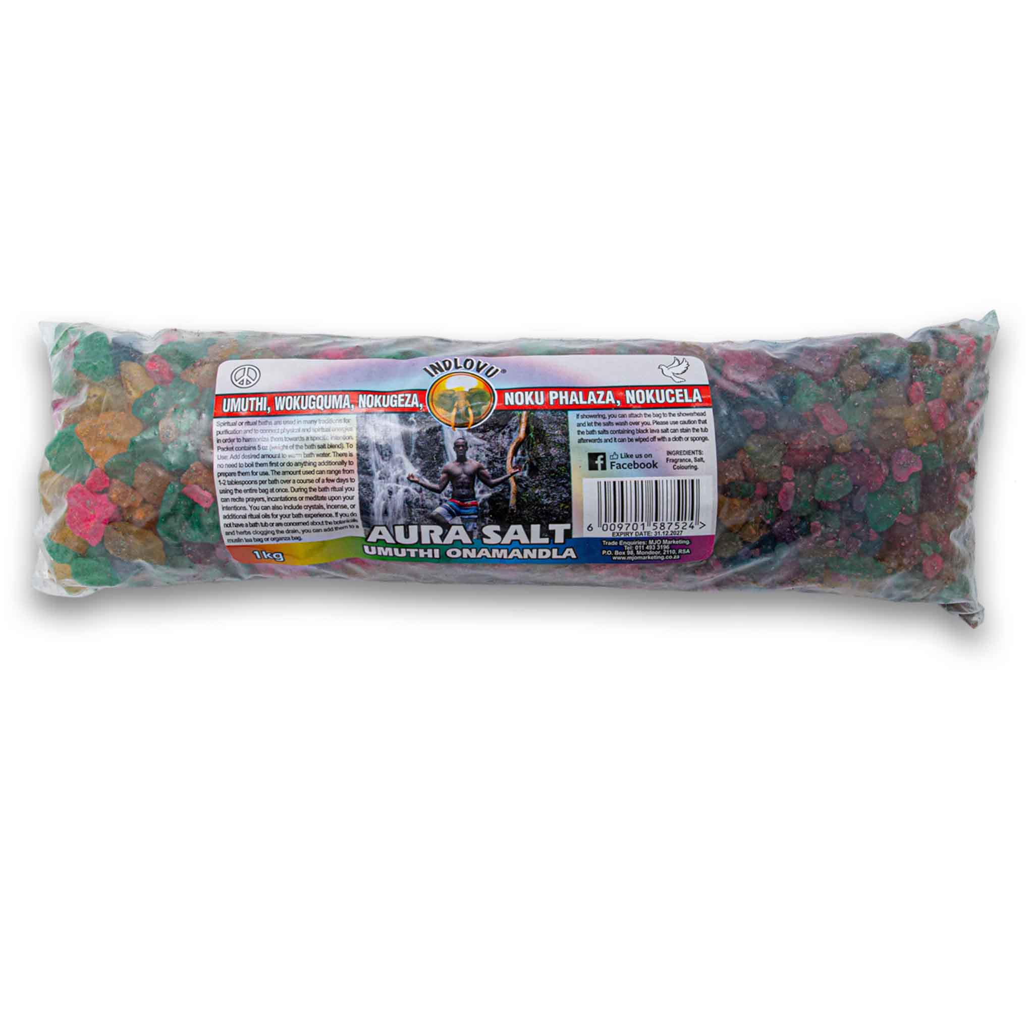 Aura Salt 1kg - Purifying Bath Ritual | Indlovu – Cosmetic Connection