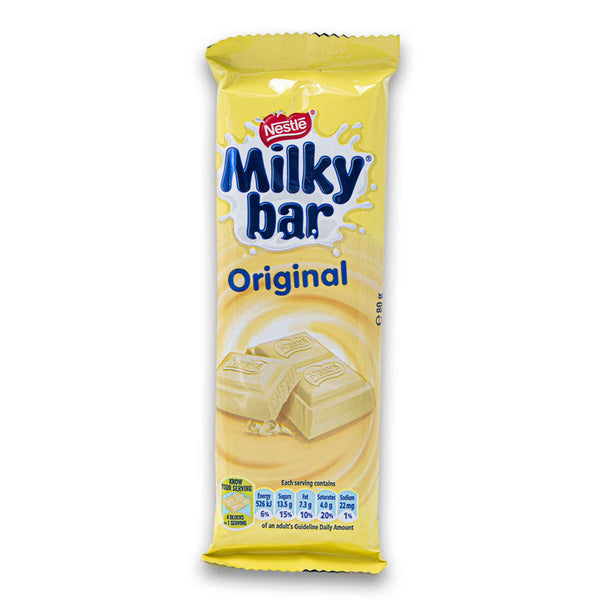 Nestle Confectionary, Milky Bar White Chocolate Slab 80g - Cosmetic Connection