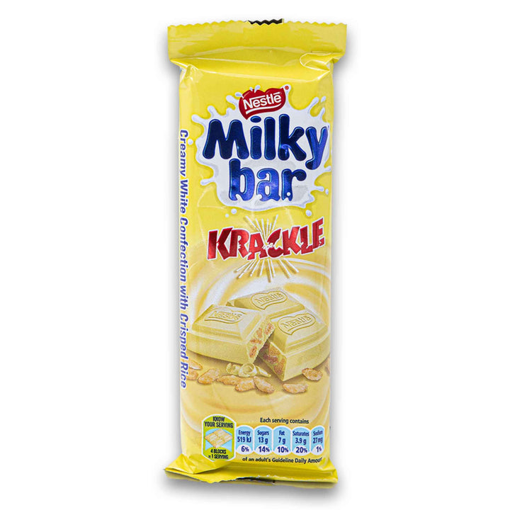 Nestle Confectionary, Milky Bar White Chocolate Slab 80g - Cosmetic Connection