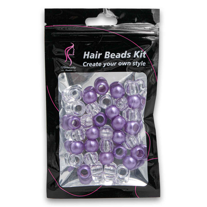 Naturally Flawless, Fashion Hair Plastic Metallic and Clear Beads - Cosmetic Connection