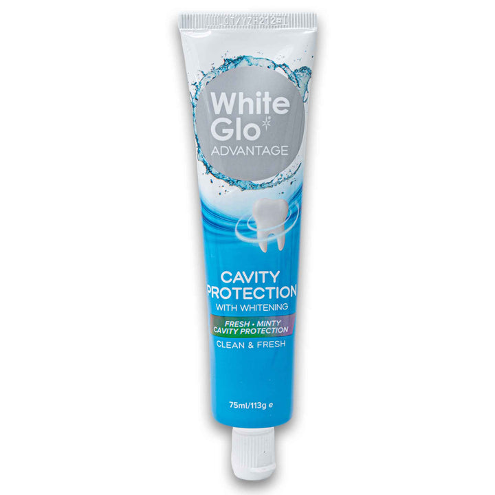 White Glo, Cavity Protection with Whitening Toothpaste 75ml - Cosmetic Connection