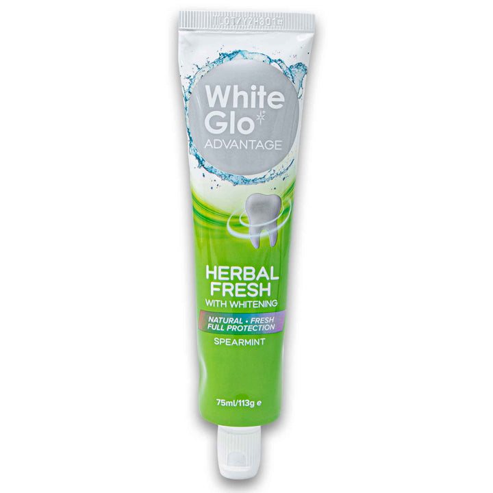 White Glo, Herbal Fresh with Whitening Toothpaste 75ml - Cosmetic Connection