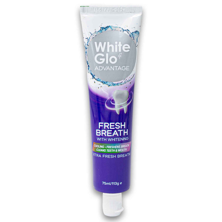 White Glo, Fresh Breath with Whitening Toothpaste 75ml - Cosmetic Connection