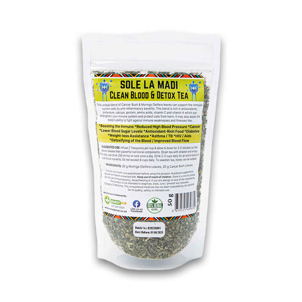 Remedy Hub, Sole La Madi Herbal Tea Leaves 50g - Cosmetic Connection