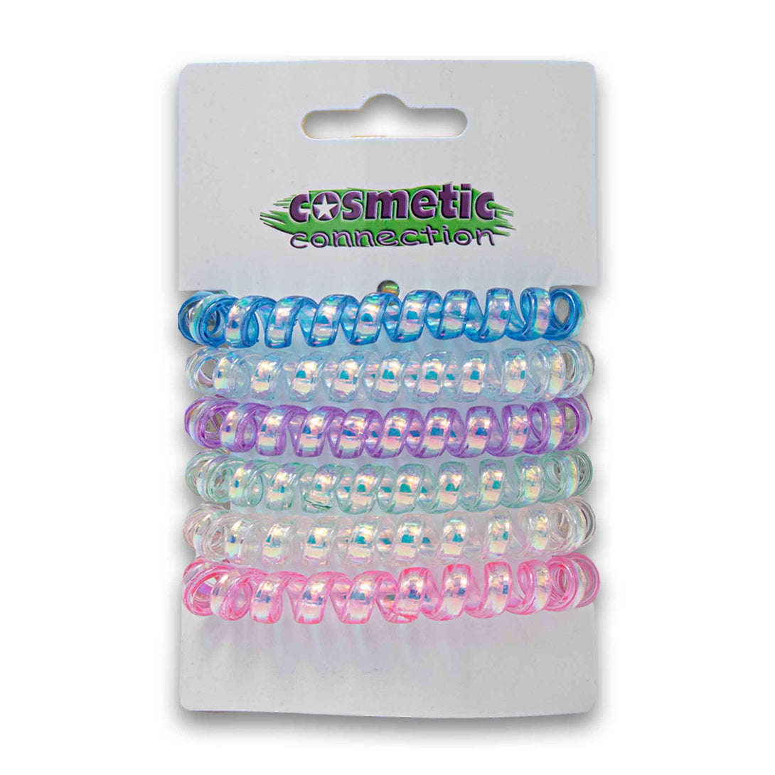 Cosmetic Connection, Wire Hair Elastic Ring 6 Pack - Cosmetic Connection