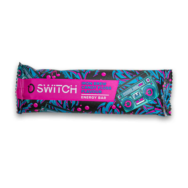 Switch, Iron Brew Candy Floss Flavour Energy Bar 45g - Cosmetic Connection