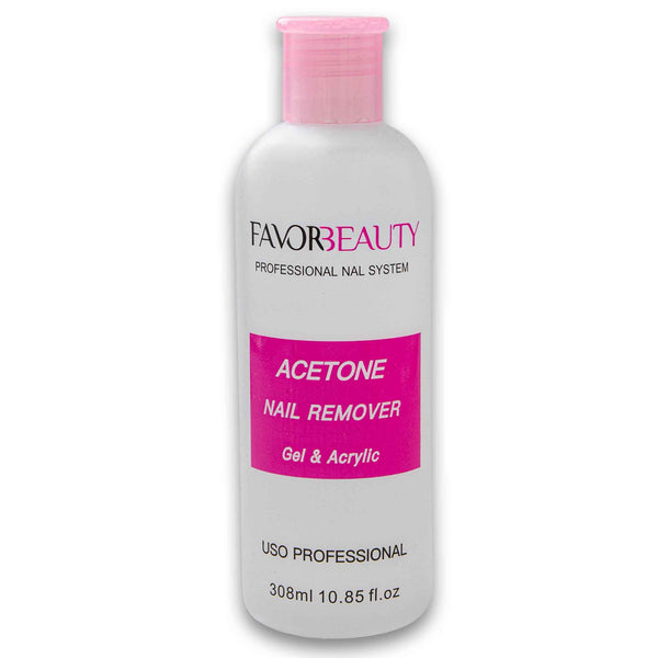 Favor Beauty, Acetone Nail Remover 308ml for Gel & Acrylic - Cosmetic Connection