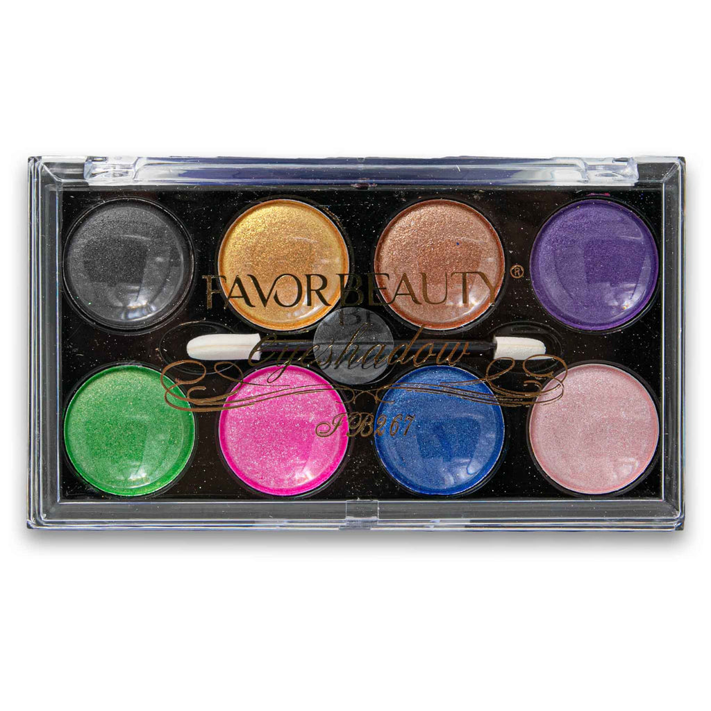 Eyeshadow Palette 3D Shine & Metallic Assorted Color Cosmetic Connection