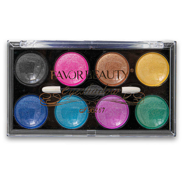 Favor Beauty, Eyeshadow Palette 3D Shine & Metallic Assorted Color - Cosmetic Connection