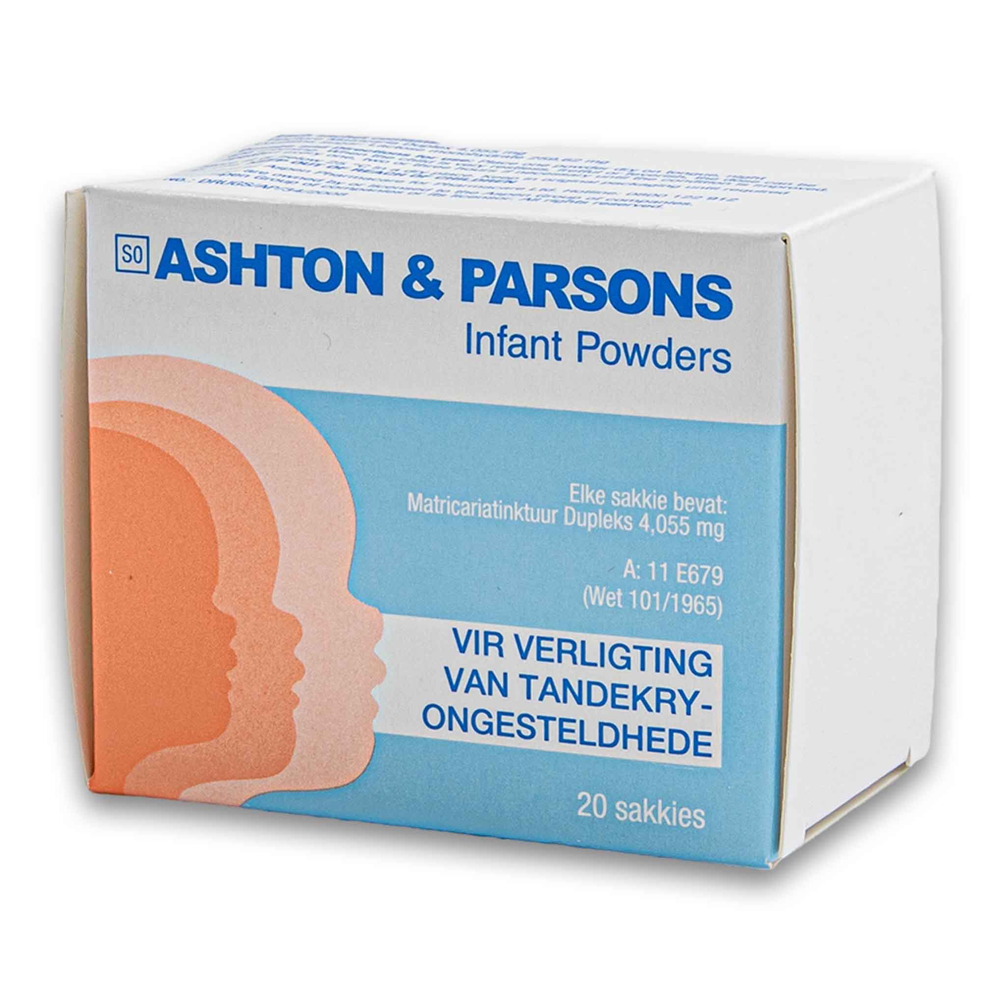 Infant Powders 20 Pack for the relief of Teething – Cosmetic Connection